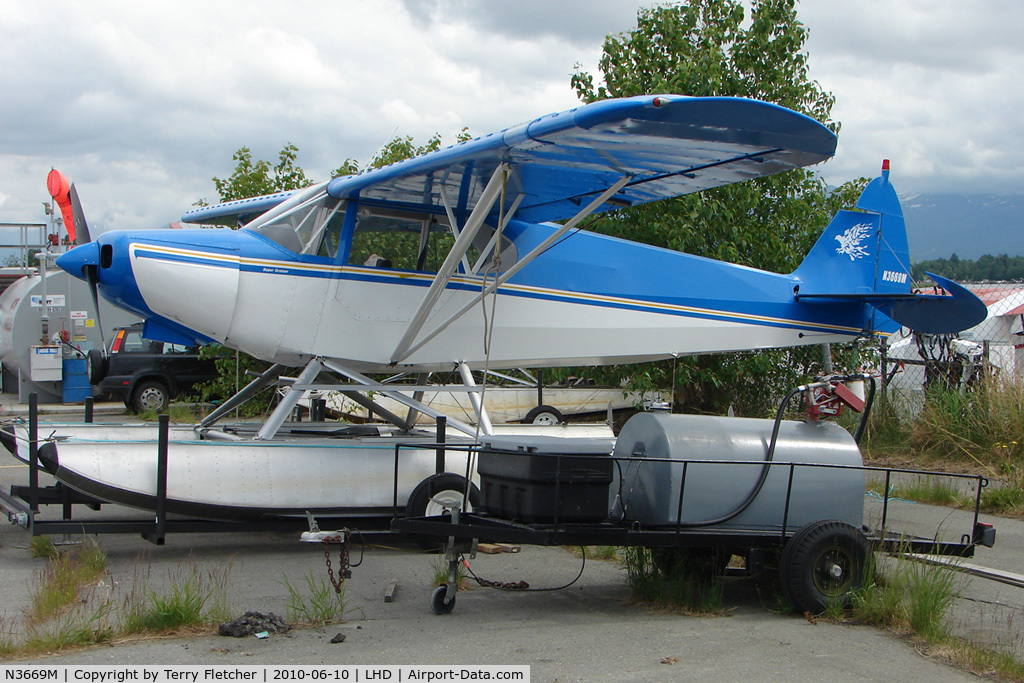 N3669M, 1947 Piper PA-12 Super Cruiser C/N 12-2621, 1947 Piper PA-12, c/n: 12-2621 at Lake Hood