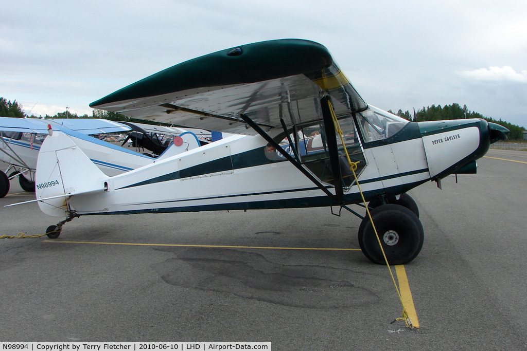 N98994, 1946 Piper PA-12 Super Cruiser C/N 12-352, 1946 Piper PA-12, c/n: 12-352 at Lake Hood