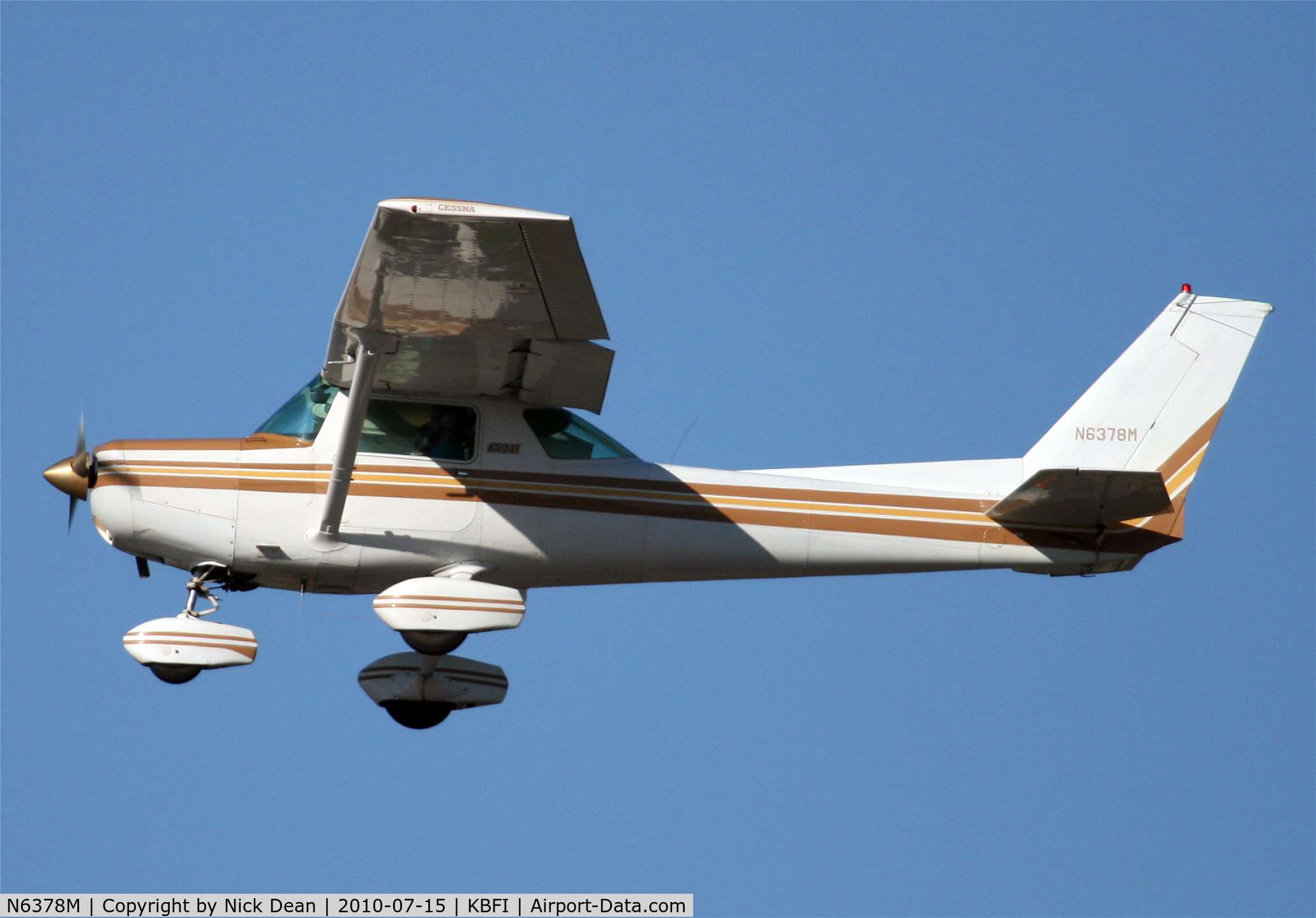 N6378M, 1980 Cessna 152 C/N 15284700, KBFI