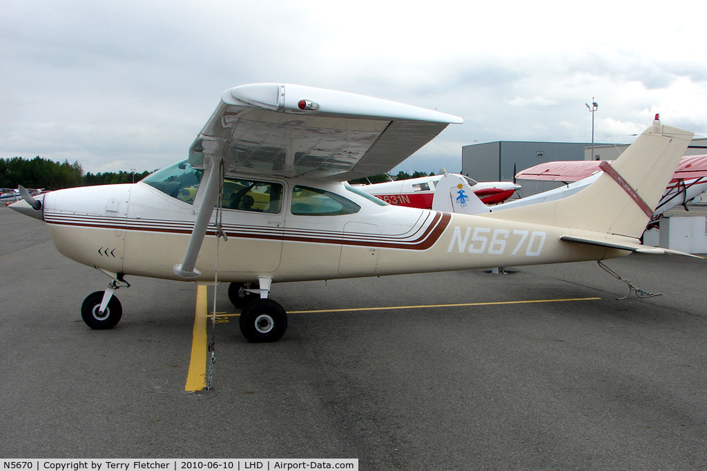N5670, 1966 Cessna 182J Skylane C/N 18256905, 1966 Cessna 182J, c/n: 18256905 at Lake Hood