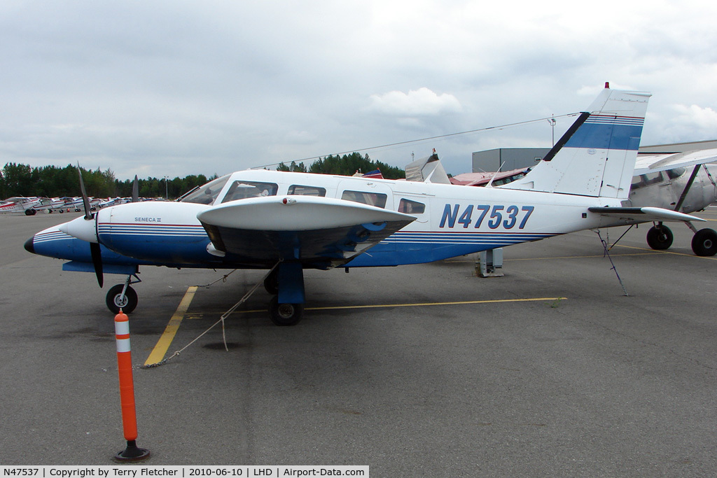 N47537, 1977 Piper PA-34-200T C/N 34-7770413, 1977 Piper PA-34-200T, c/n: 34-7770413 at Lake Hood