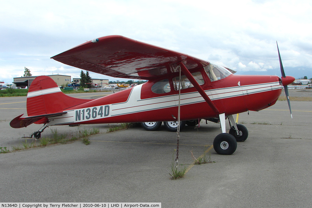 N1364D, 1951 Cessna 170A C/N 19940, 1951 Cessna 170A, c/n: 19940 at Lake Hood