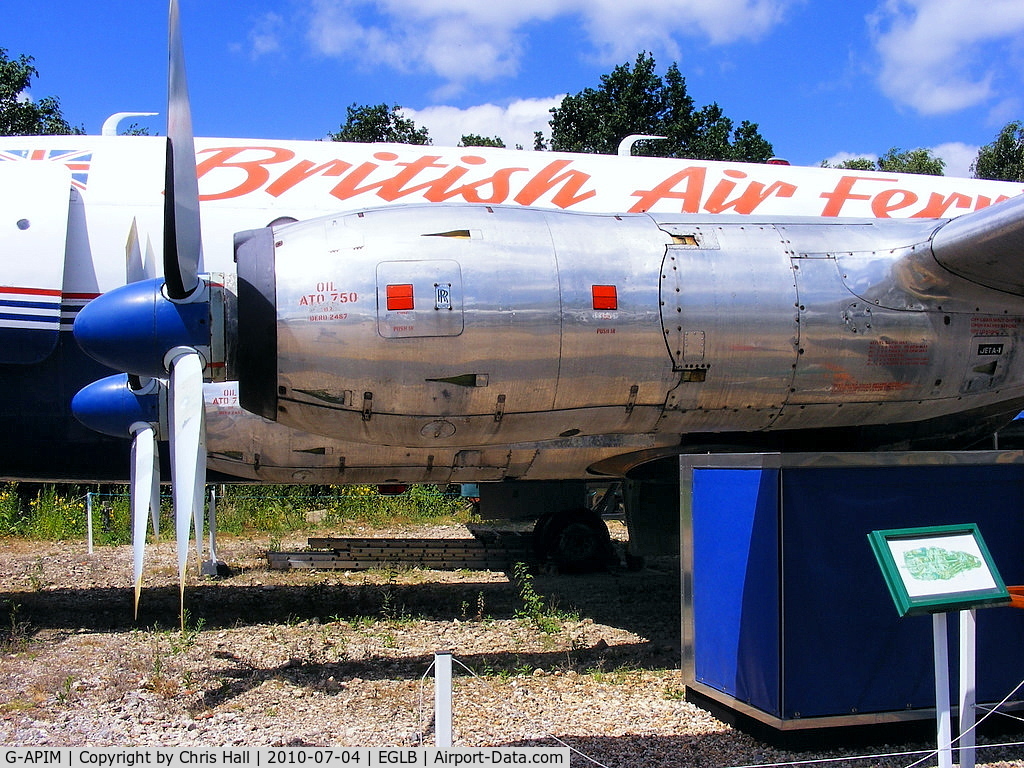 G-APIM, 1958 Vickers Viscount 806 C/N 412, Rolls-Royce RB.53 Dart turboprop engines