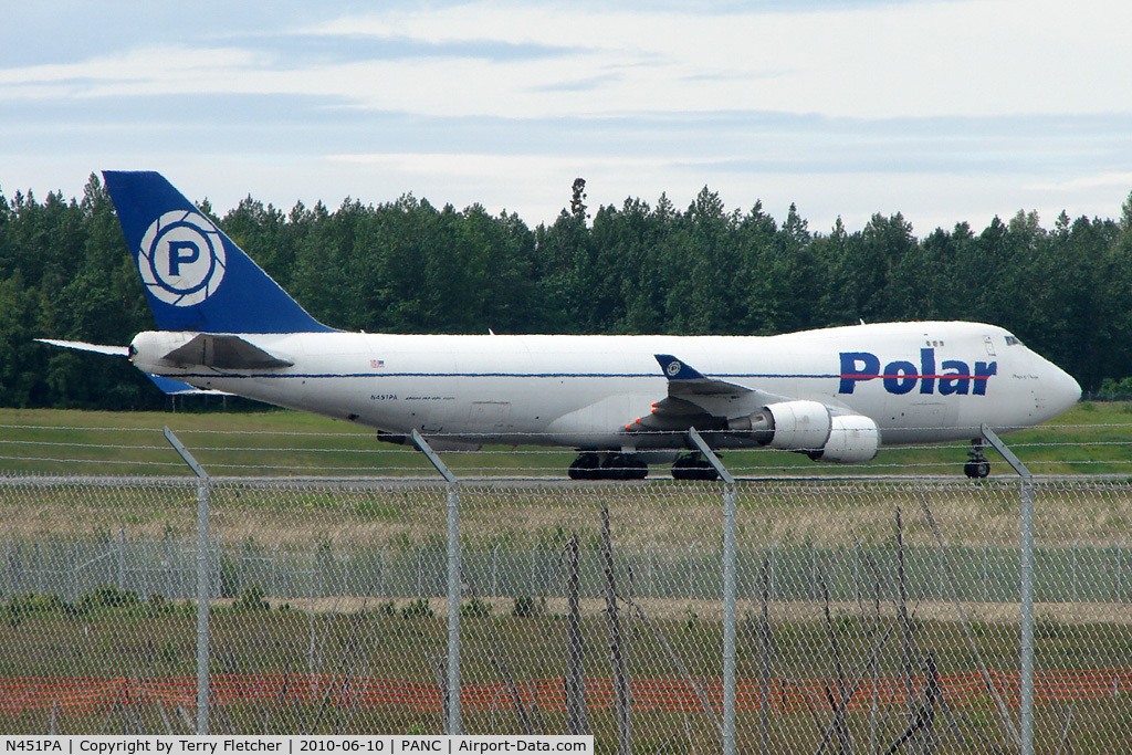 N451PA, 2000 Boeing 747-46NF C/N 30809, 2000 Boeing 747-46NF, c/n: 30809 of Polar at Anchorage
