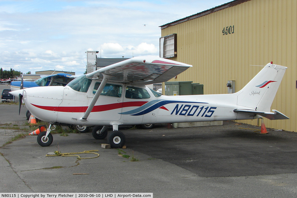 N80115, 1975 Cessna 172M C/N 17266379, 1975 Cessna 172M, c/n: 17266379 at Lake Hood
