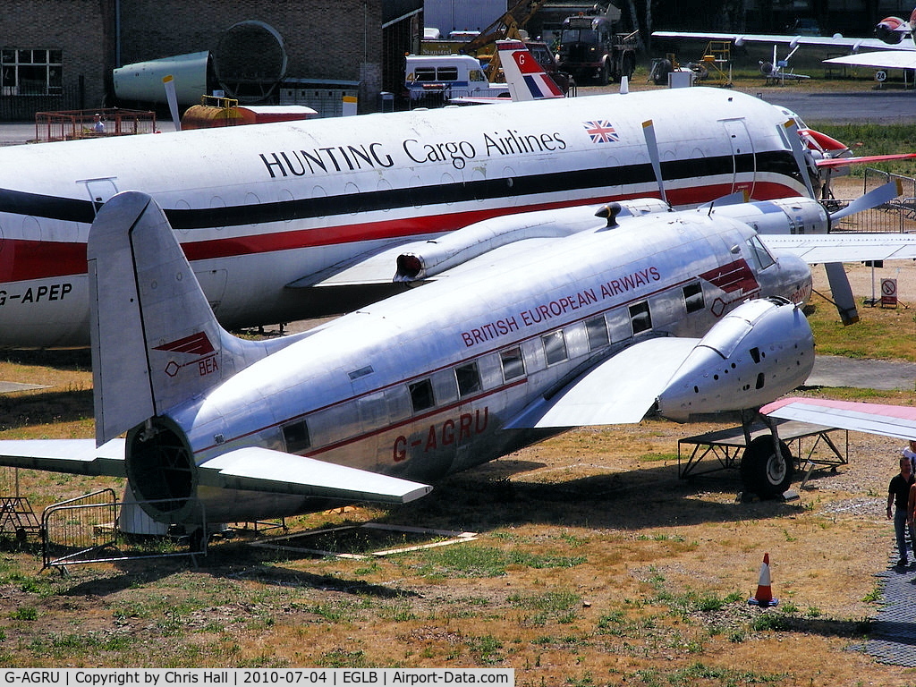 G-AGRU, 1946 Vickers 657 Viking 1 C/N 112, once used as a coffee bar at the ‘Avia Resto’ restaurant, Soesterberg, The Netherlands