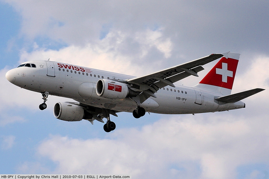 HB-IPY, 1996 Airbus A319-112 C/N 621, Swiss International Air Lines