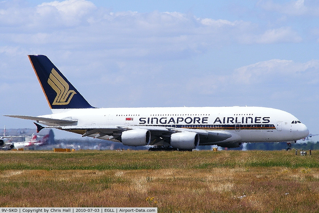 9V-SKD, 2008 Airbus A380-841 C/N 008, Singapore Airlines