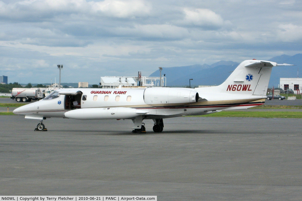 N60WL, 1981 Gates Learjet Corp. 35A C/N 382, 1981 Gates Learjet Corp. 35A, c/n: 382 at Anchorage