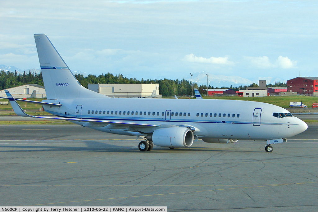 N660CP, 2008 Boeing 737-7BD C/N 36721, Conoco Phillips 2008 Boeing 737-7BD, c/n: 36721 at Anchorage