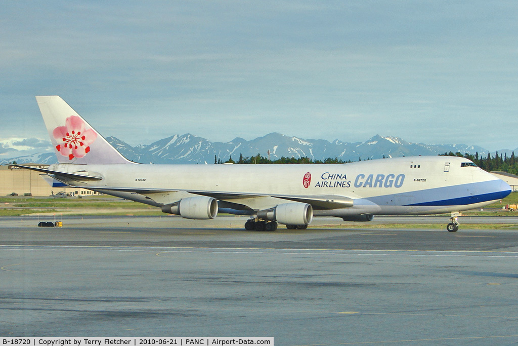B-18720, 2005 Boeing 747-409F/SCD C/N 33733, China Airlines Cargo Boeing 747-409F (SCD), c/n: 33733 at Anchorage