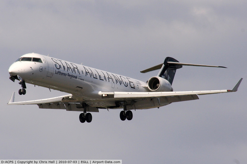 D-ACPS, 2003 Canadair CRJ-700 (CL-600-2C10) Regional Jet C/N 10100, Lufthansa Regional operated by CityLine