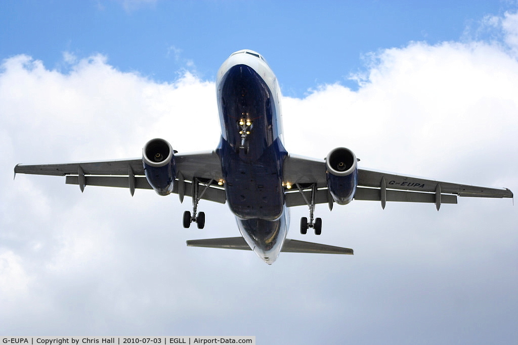 G-EUPA, 1999 Airbus A319-131 C/N 1082, British Airways