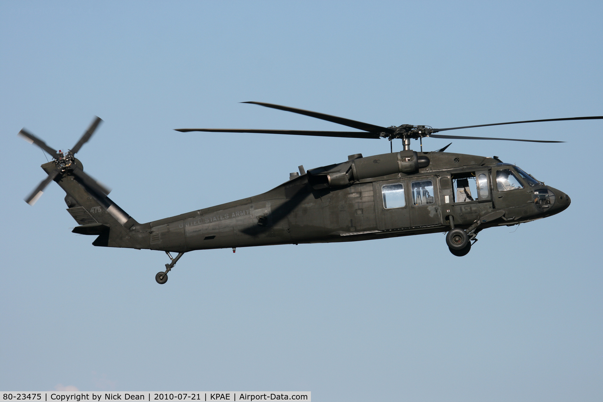 80-23475, 1980 Sikorsky UH-60A Black Hawk C/N 70233, KPAE