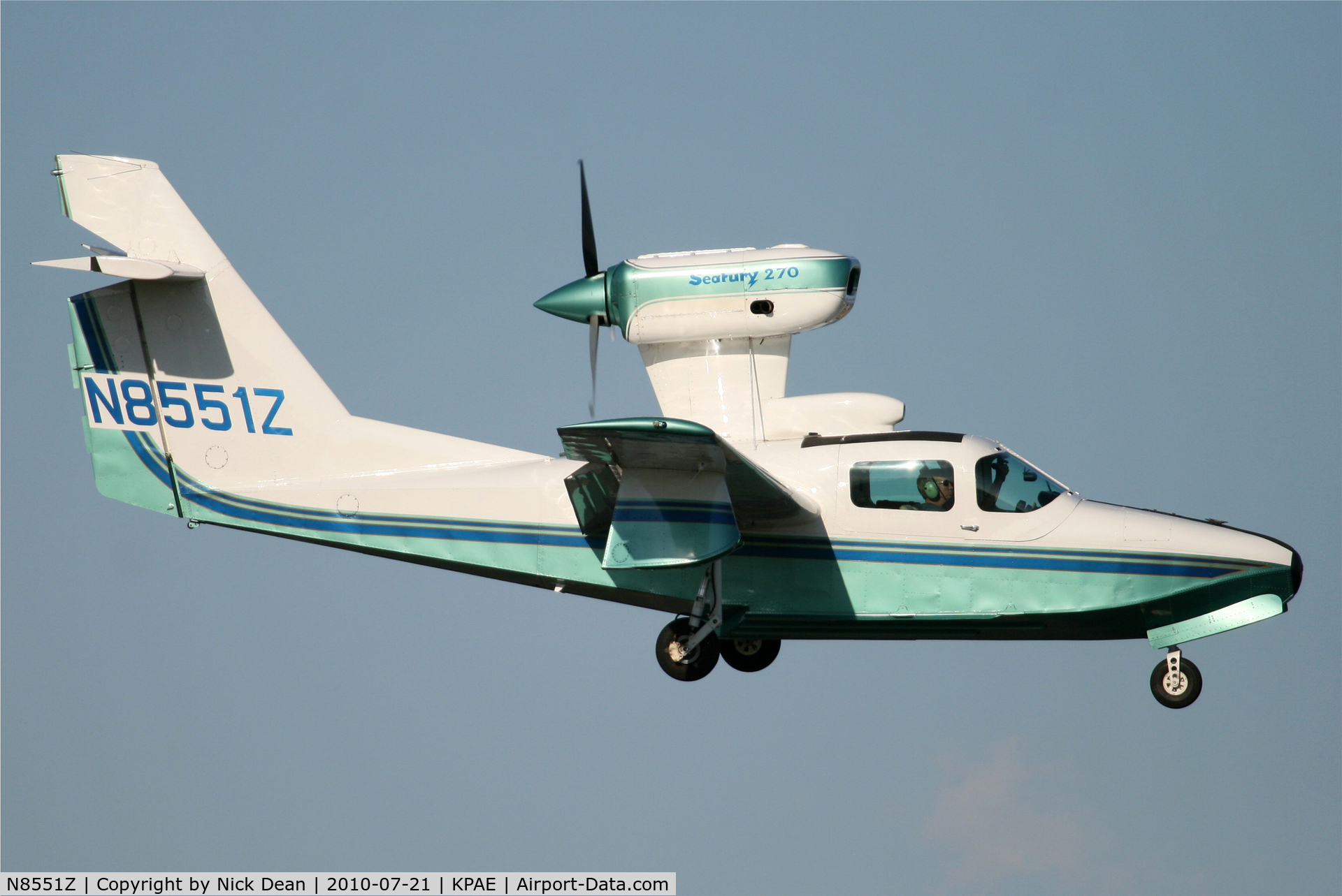 N8551Z, Aerofab Inc LAKE 250 C/N 130, KPAE