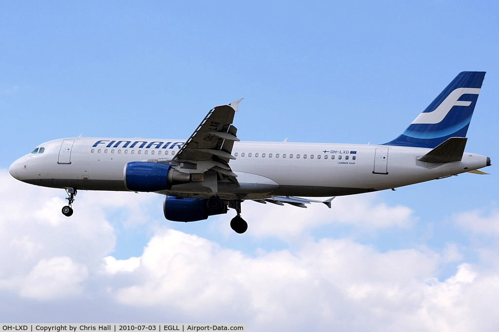 OH-LXD, 2001 Airbus A320-214 C/N 1588, Finnair