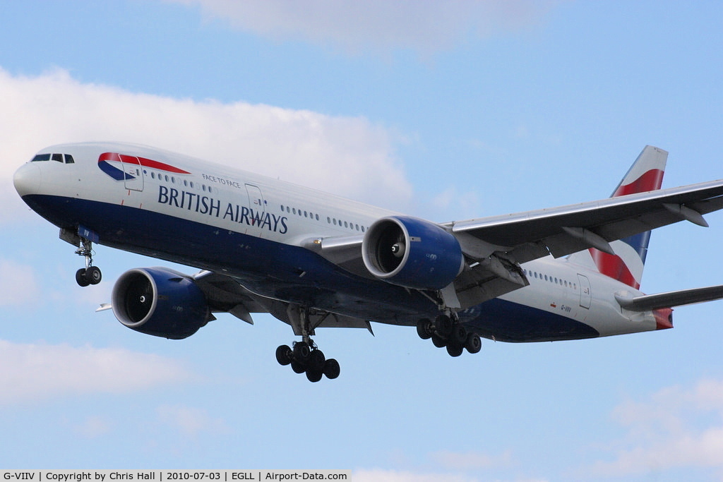 G-VIIV, 1999 Boeing 777-236 C/N 29964, British Airways