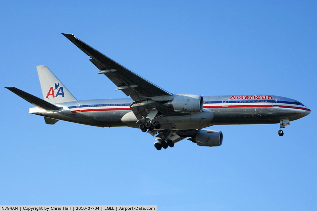 N784AN, 2000 Boeing 777-223 C/N 29588, American Airlines