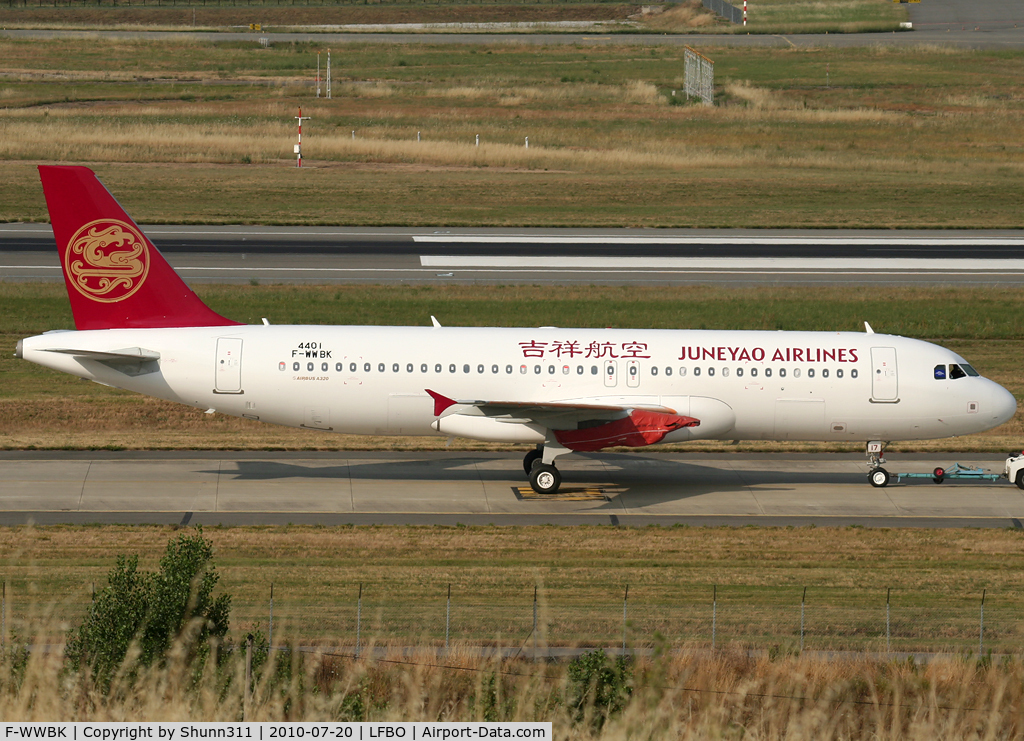F-WWBK, 2010 Airbus A320-214 C/N 4401, C/n 4401
