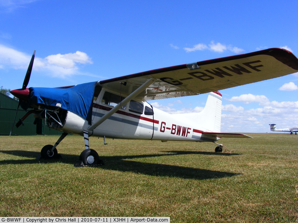 G-BWWF, 1962 Cessna 185A Skywagon C/N 185-0240, at Hinton in the Hedges