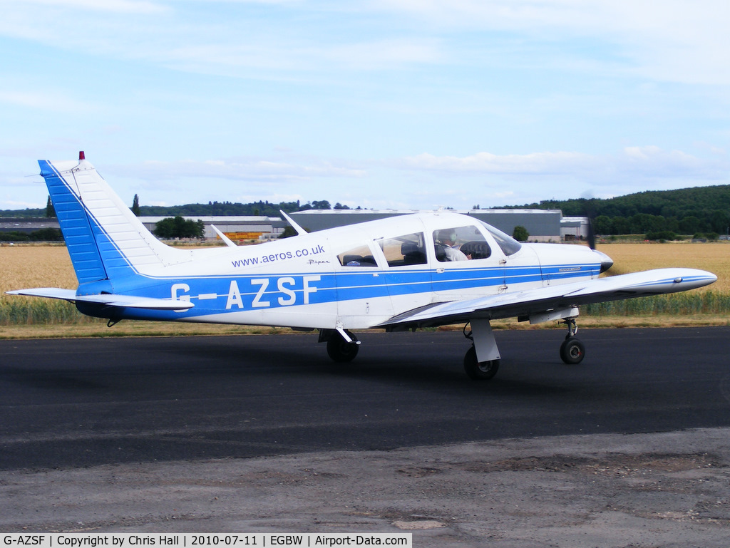 G-AZSF, 1972 Piper PA-28R-200-2 Cherokee Arrow II C/N 28R-7235048, privately owned