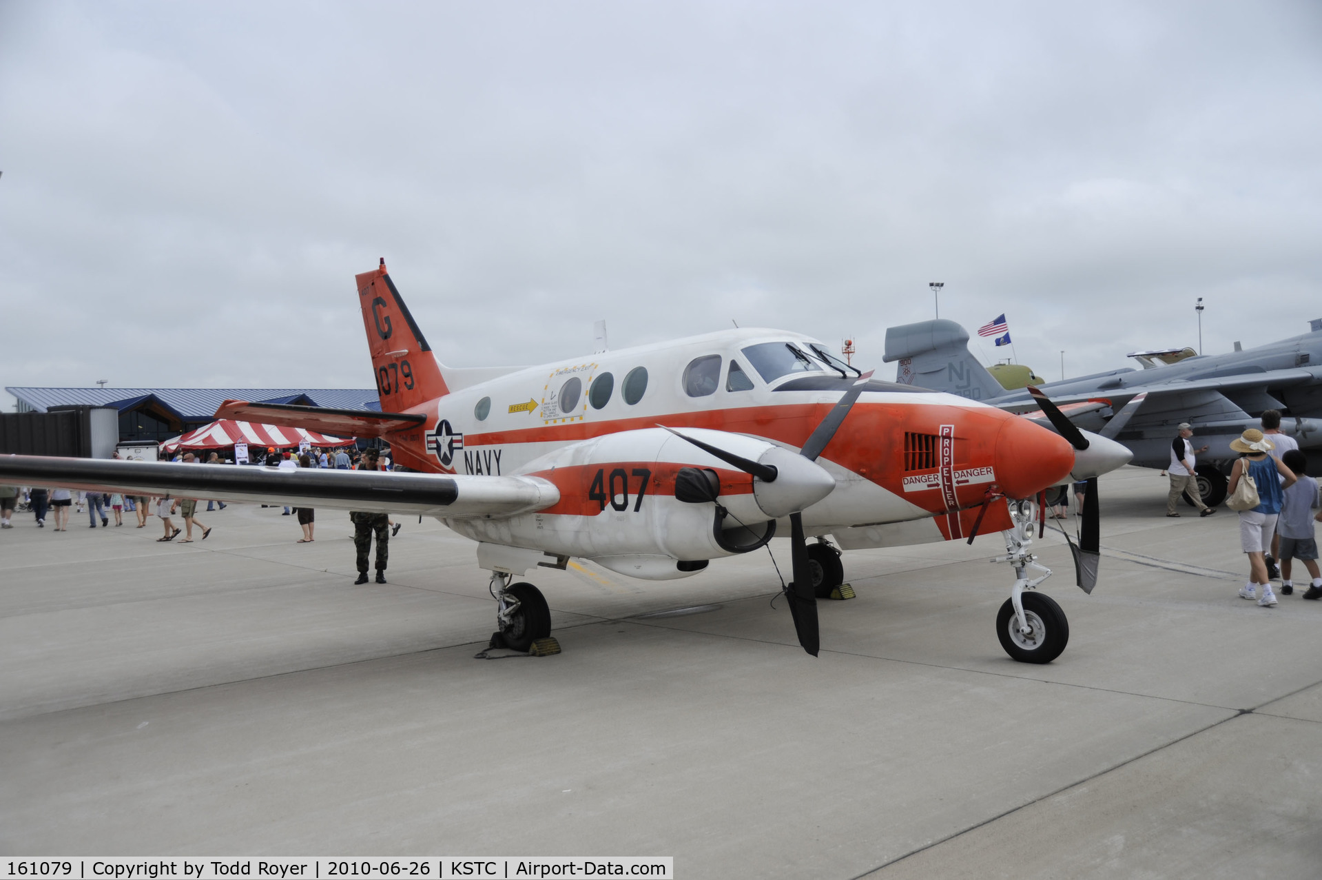 161079, Beechcraft T-44A Pegasus C/N LL-61, on display at the 2010 Great Minnesota Air Show