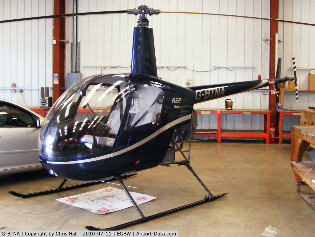 G-BTNA, 1991 Robinson R22 Beta C/N 1800, privately owned