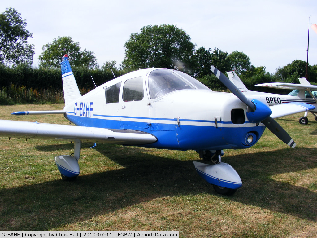 G-BAHF, 1971 Piper PA-28-140 Cherokee C/N 28-7125215, BJ Services (Midlands) Ltd