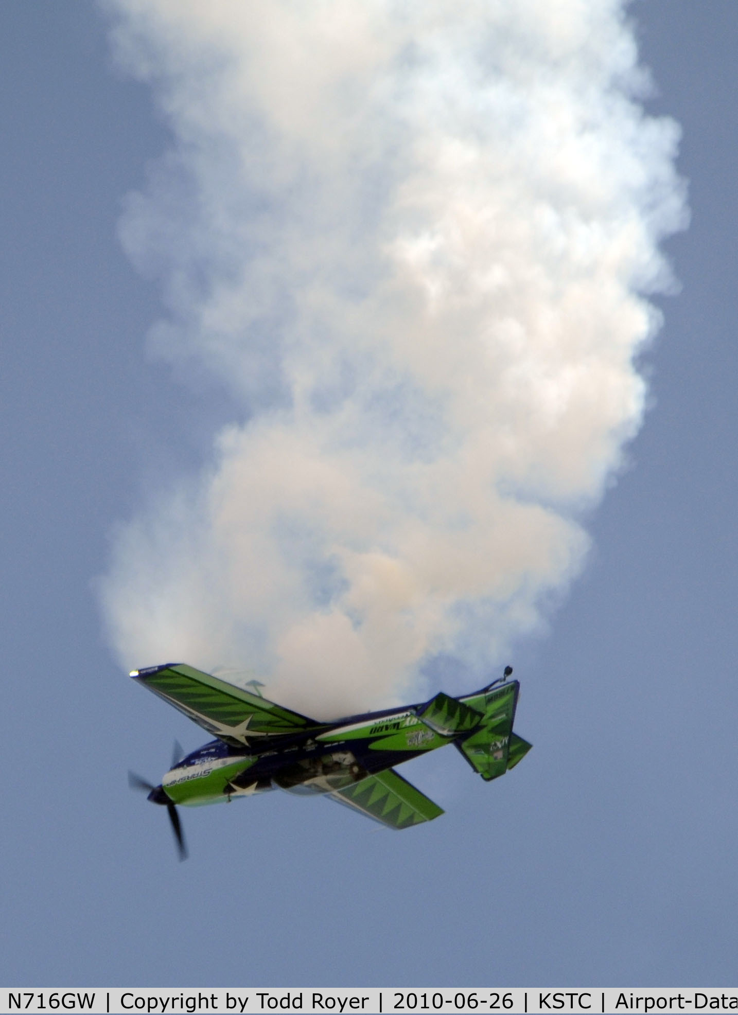 N716GW, 2006 MX Aircraft MX2 C/N 4, performing at the Great Minnesota Air Show