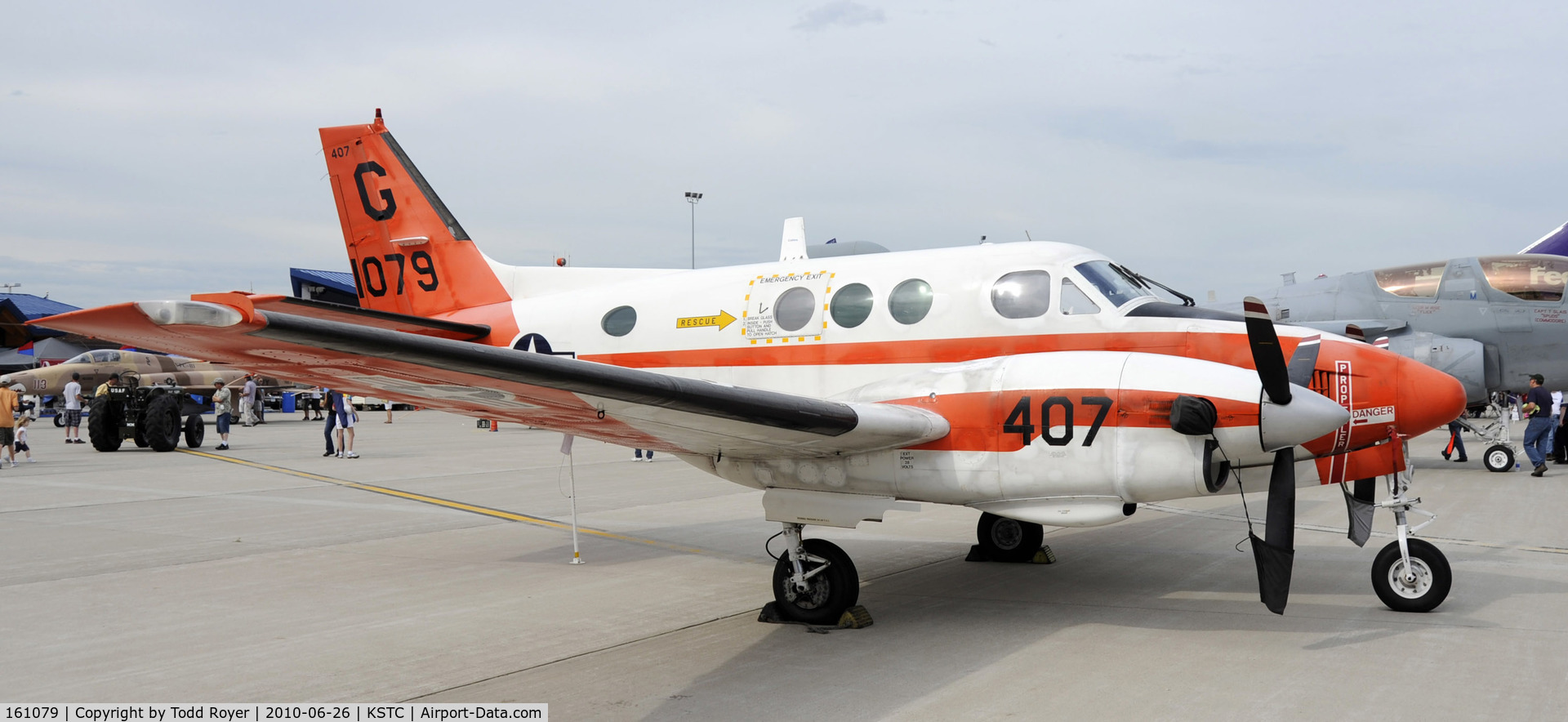 161079, Beechcraft T-44A Pegasus C/N LL-61, on display at the 2010 Great Minnesota Air Show