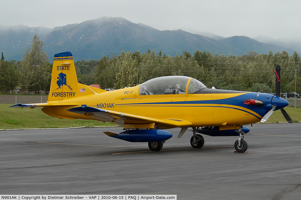 N901AK, 2000 Pilatus PC-7 C/N 616, Alaska Forest Service PC7