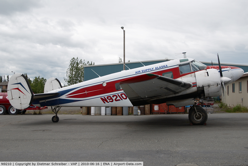 N9210, 1959 Beech G18S C/N BA-472, Air Supply Alaska Beech 18