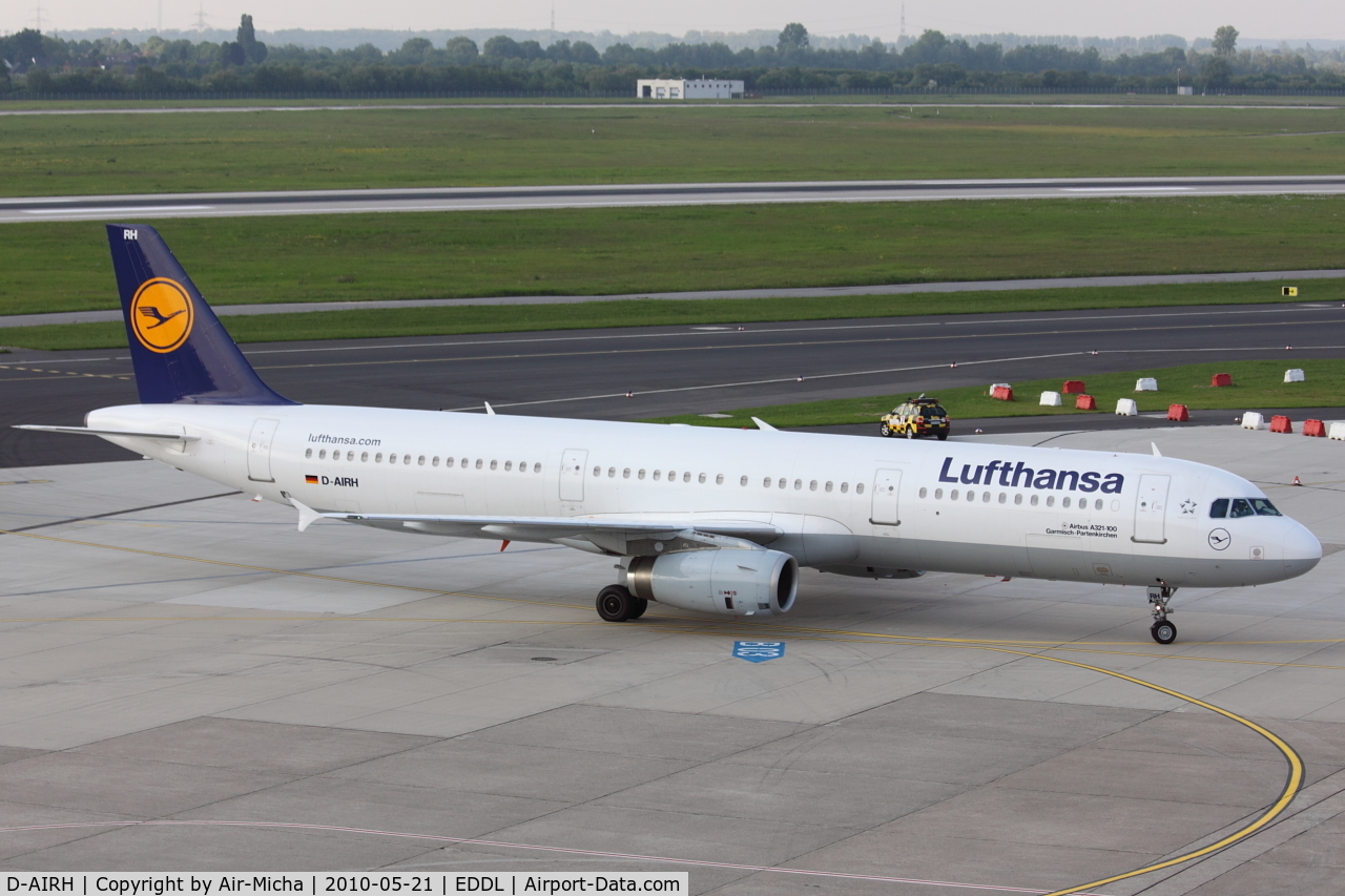 D-AIRH, 1993 Airbus A321-131 C/N 0412, Lufthansa, Airbus A321-131, CN: 412, Aircraft Name: Garmisch-Partenkirchen