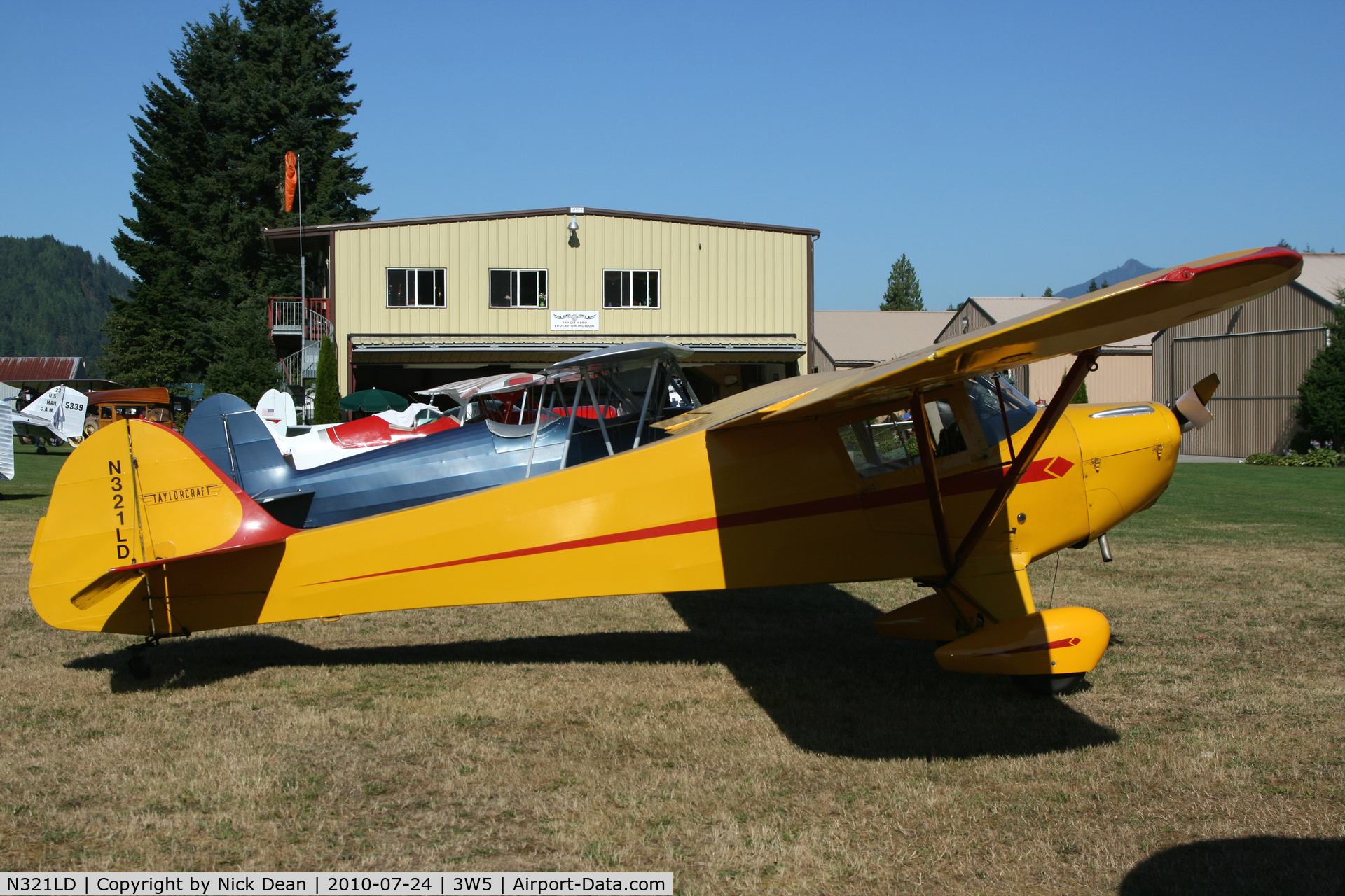 N321LD, 1947 Taylorcraft BC12-D C/N 10544, 3W5