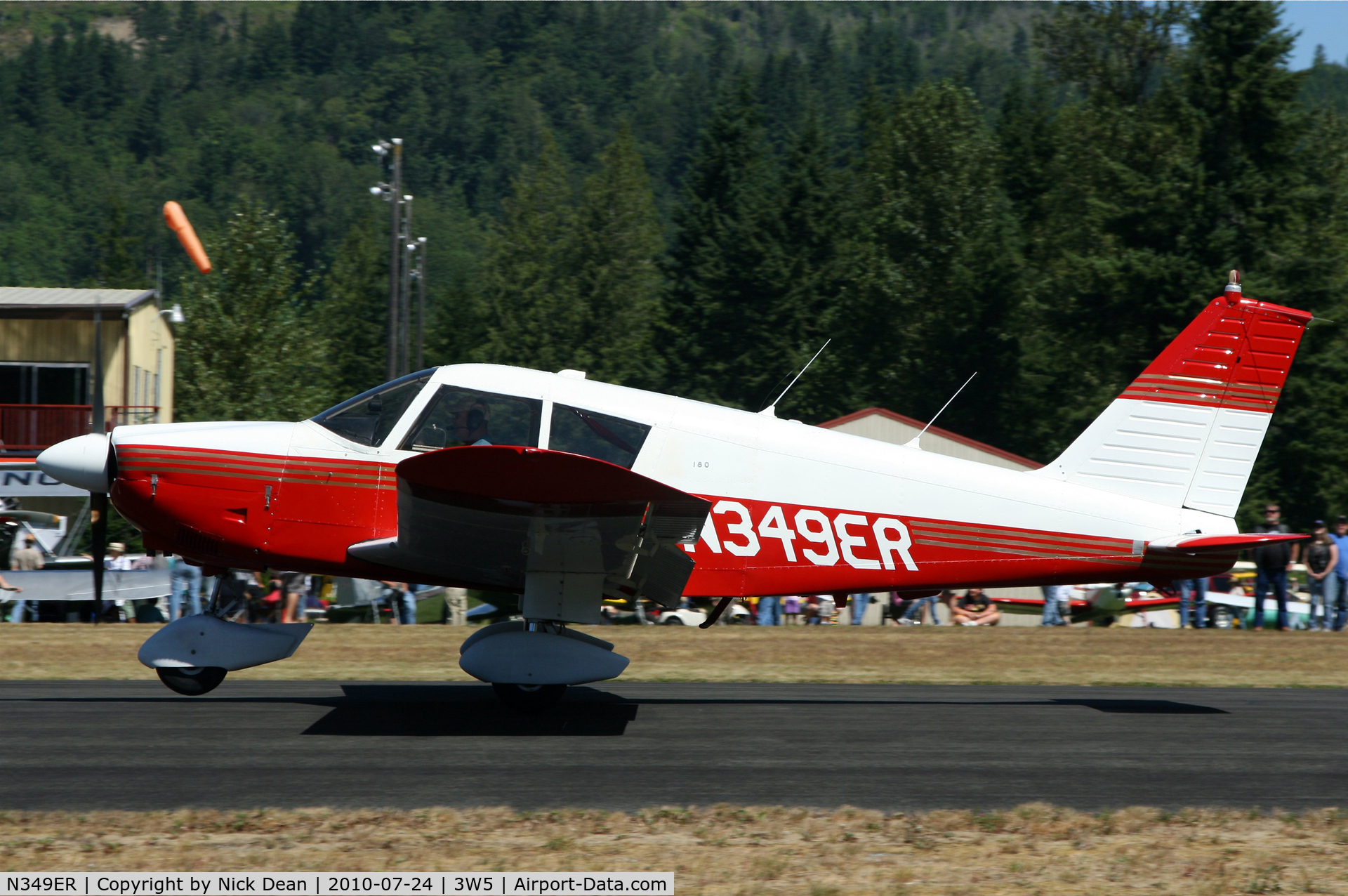 N349ER, 1967 Piper PA-28-180 C/N 28-3932, 3W5