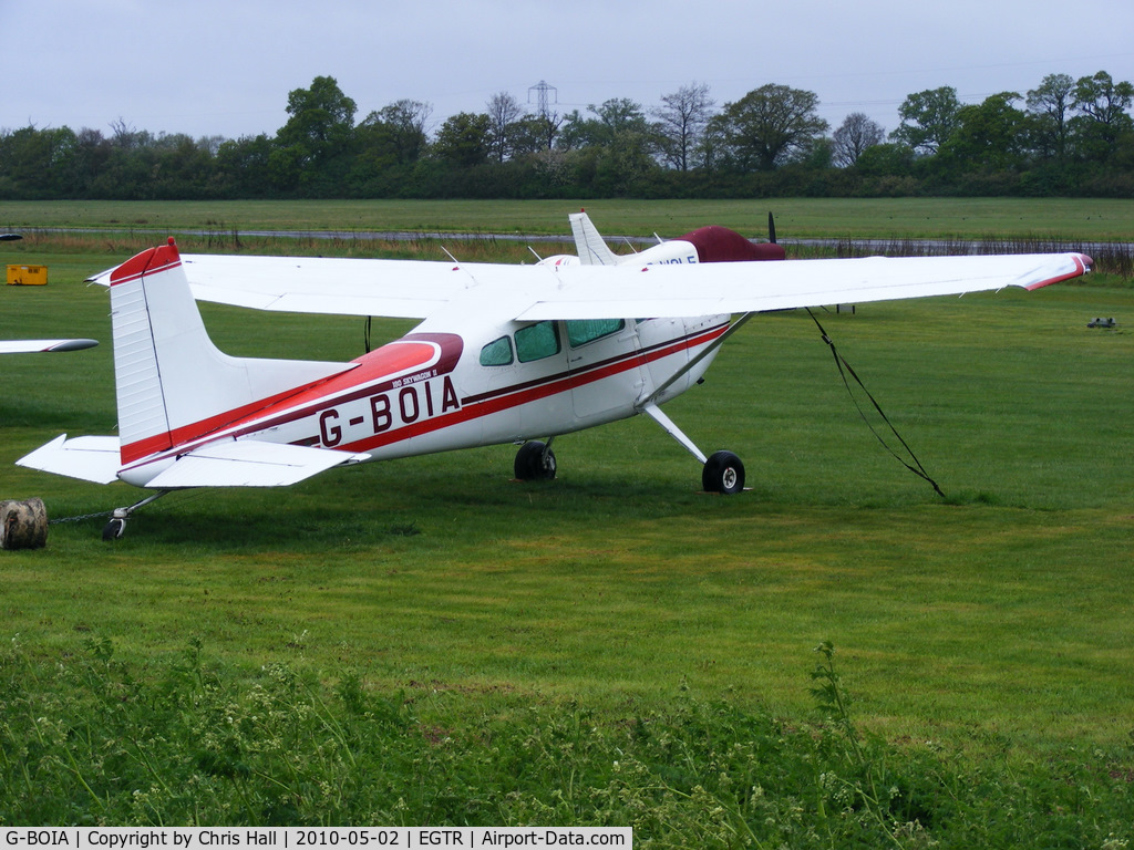 G-BOIA, 1980 Cessna 180K Skywagon C/N 18053121, Old Warden Flying Group