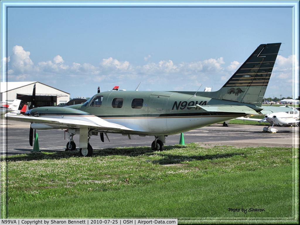 N99VA, 1976 Piper PA-31T Cheyenne C/N 31T-7720007, Saw this at the Oshkosh air show today
