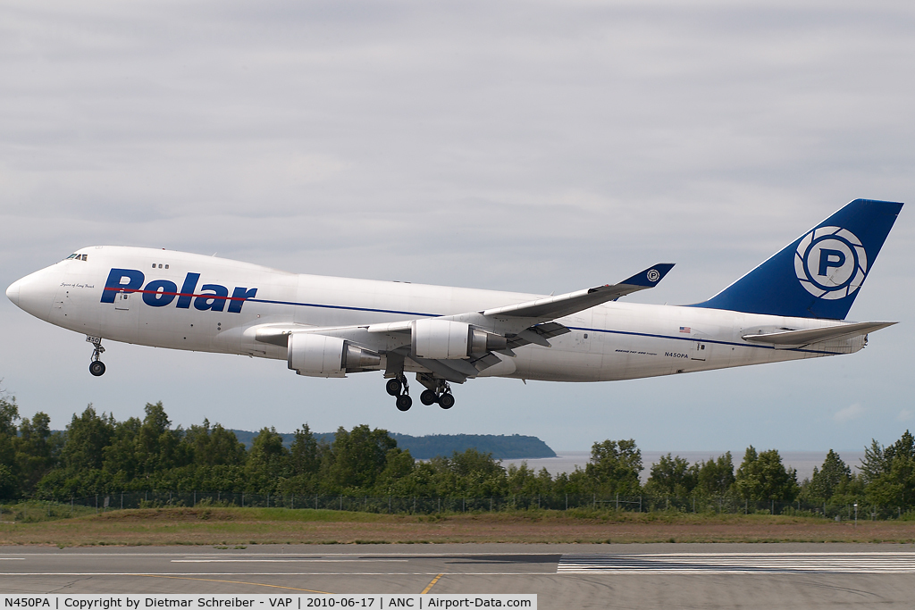 N450PA, 2000 Boeing 747-46NF C/N 30808, Polar Air Cargo 747-400