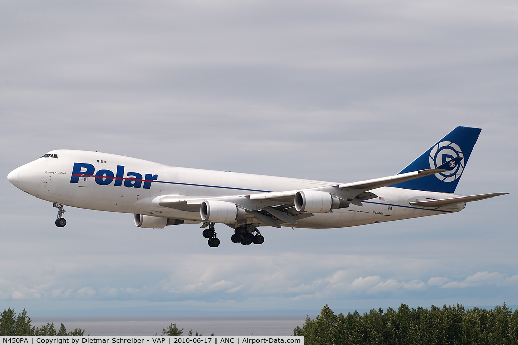 N450PA, 2000 Boeing 747-46NF C/N 30808, Polar Air Cargo Boeing 747-400