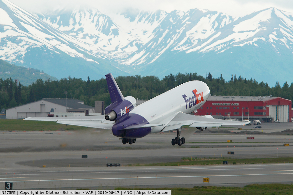 N375FE, 1972 McDonnell Douglas MD-10-10F C/N 46613, fedex DC10