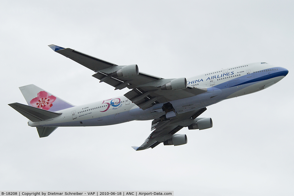 B-18208, 1998 Boeing 747-409 C/N 29031, China Airlines Boeing 747-400