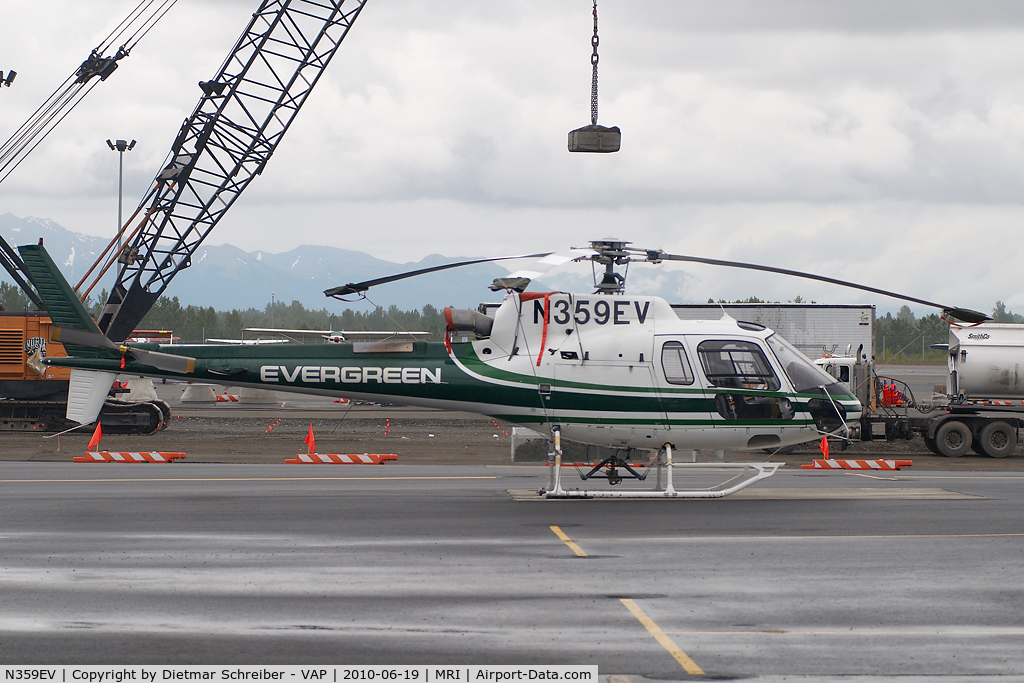 N359EV, Eurocopter AS-350B-3 Ecureuil Ecureuil C/N 3797, Evergreen Helicopters AS 350