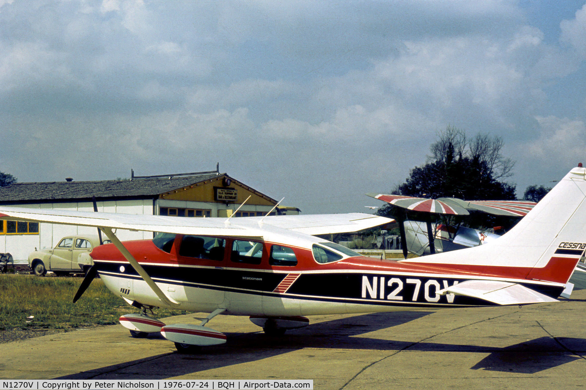 N1270V, Cessna U206F Stationair Stationair C/N U20602547, Cessna U.206F Stationair seen at Biggin Hill in the Summer of 1976 shortly after delivery from the United States.