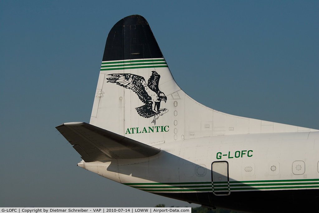 G-LOFC, 1959 Lockheed L-188C(F) Electra C/N 1100, Atlantic Airlines Lockheed Electra