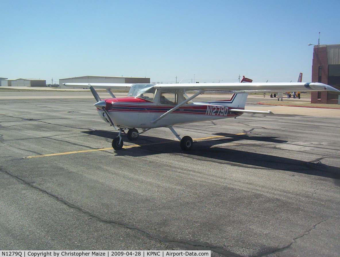 N1279Q, 1971 Cessna 150L C/N 15072579, Ponca City Oklahoma