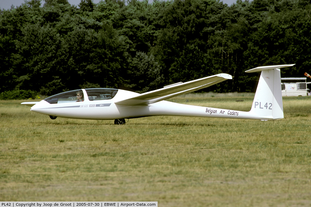 PL42, AMS-Flight DG-505 Elan Orion C/N 5E224X62, One of the latest acquisitions of the Belgian Air Force.