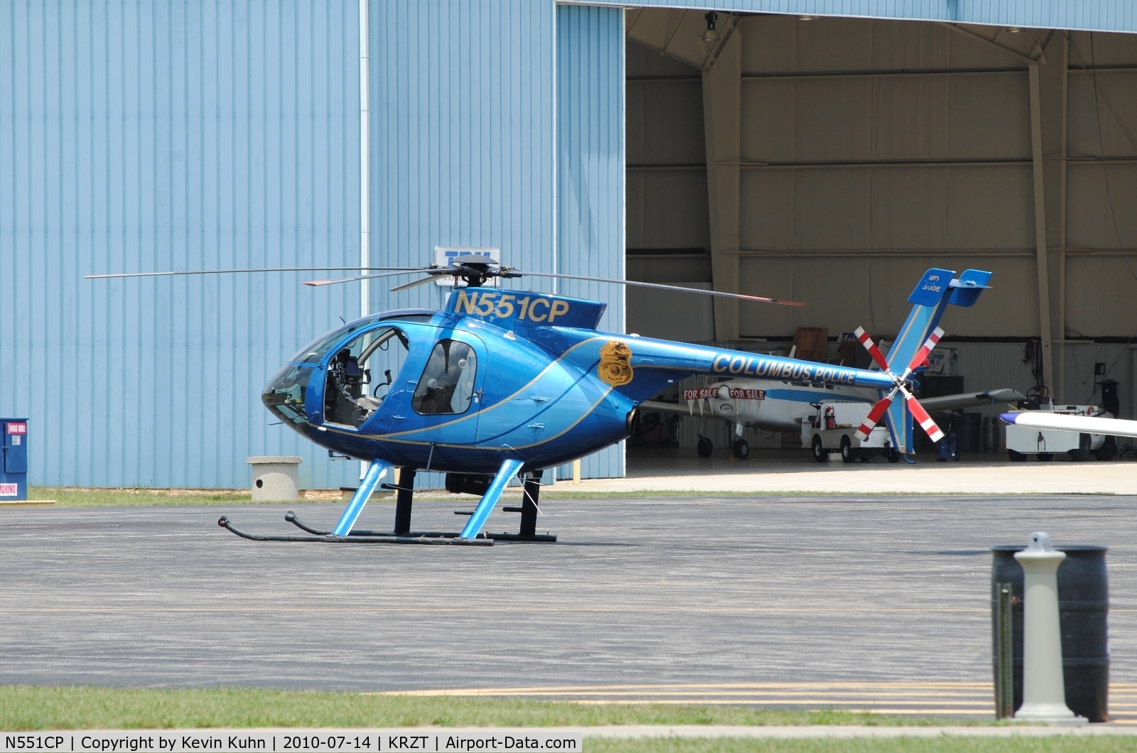 N551CP, 2006 MD Helicopters 369E C/N 0571E, A bit south of Columbus