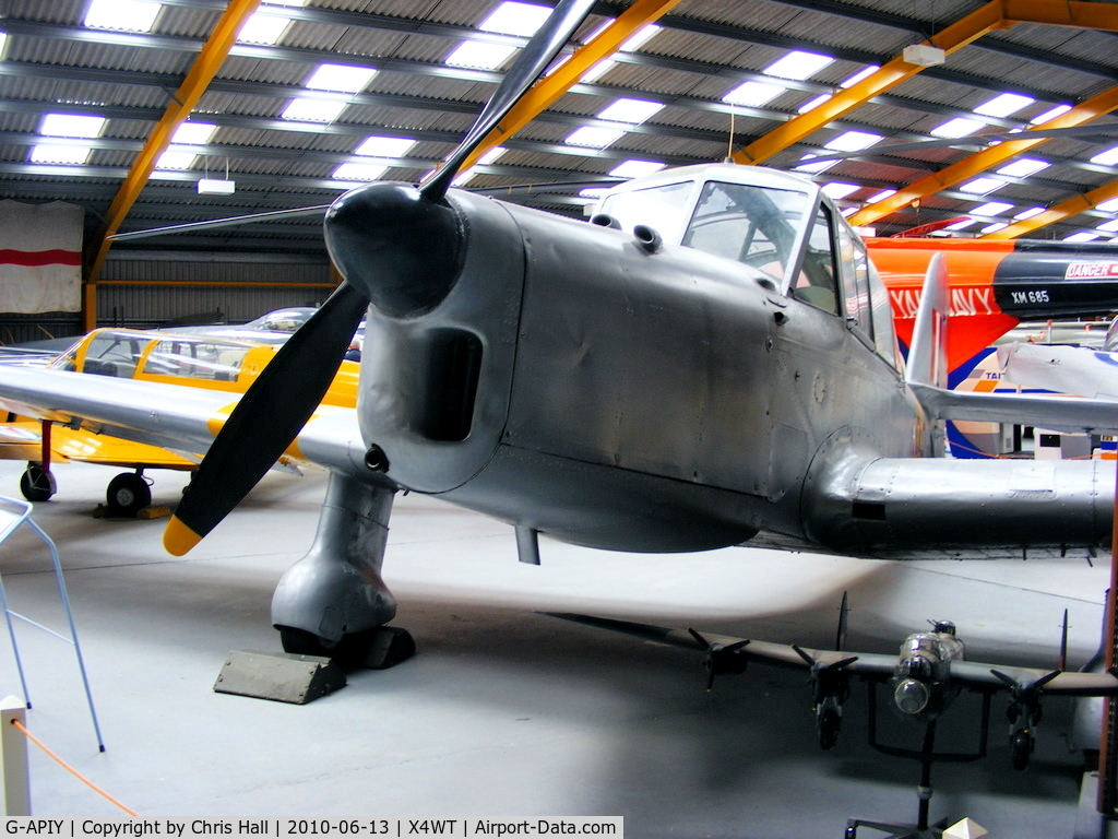 G-APIY, Percival P-40 Prentice T1 C/N PAC-075, at the Newark Air Museum