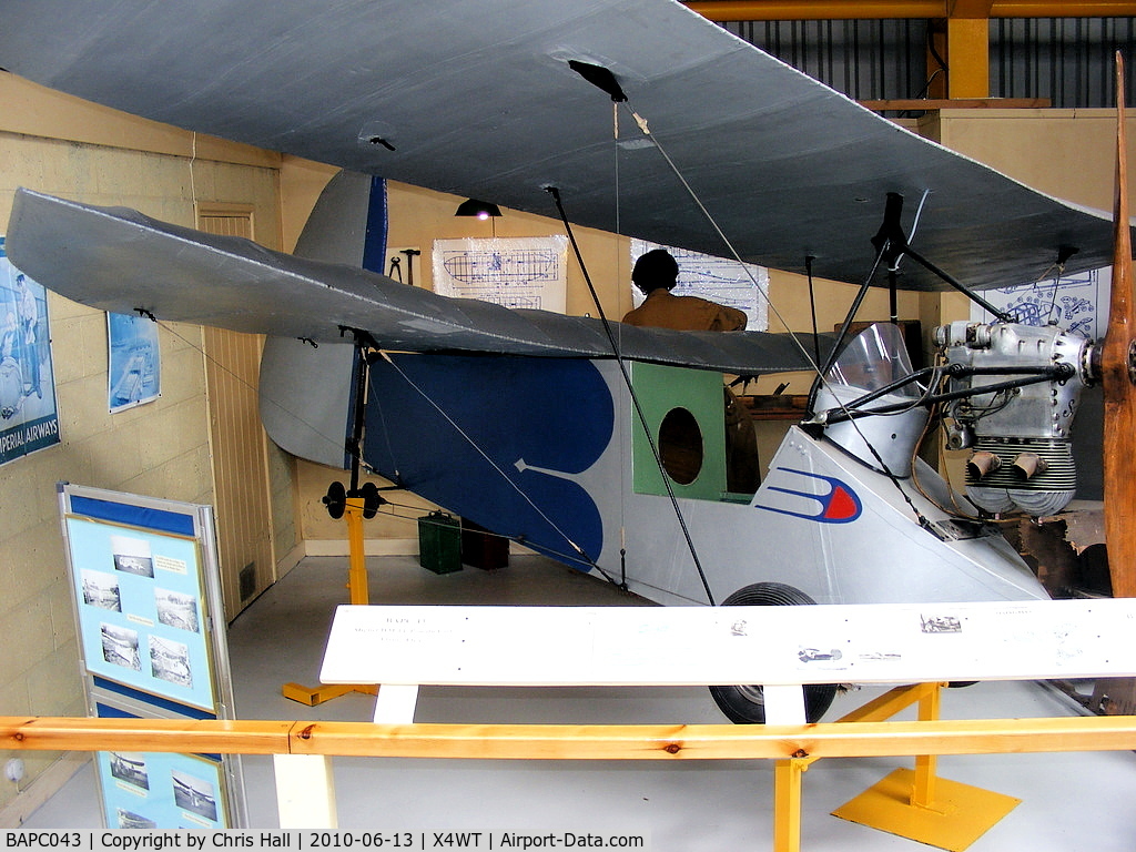 BAPC043, 1935 Mignet HM.14 Pou-du-Ciel C/N BAPC.043, Mignet HM.14 Flying Flea at the Newark Air Museum