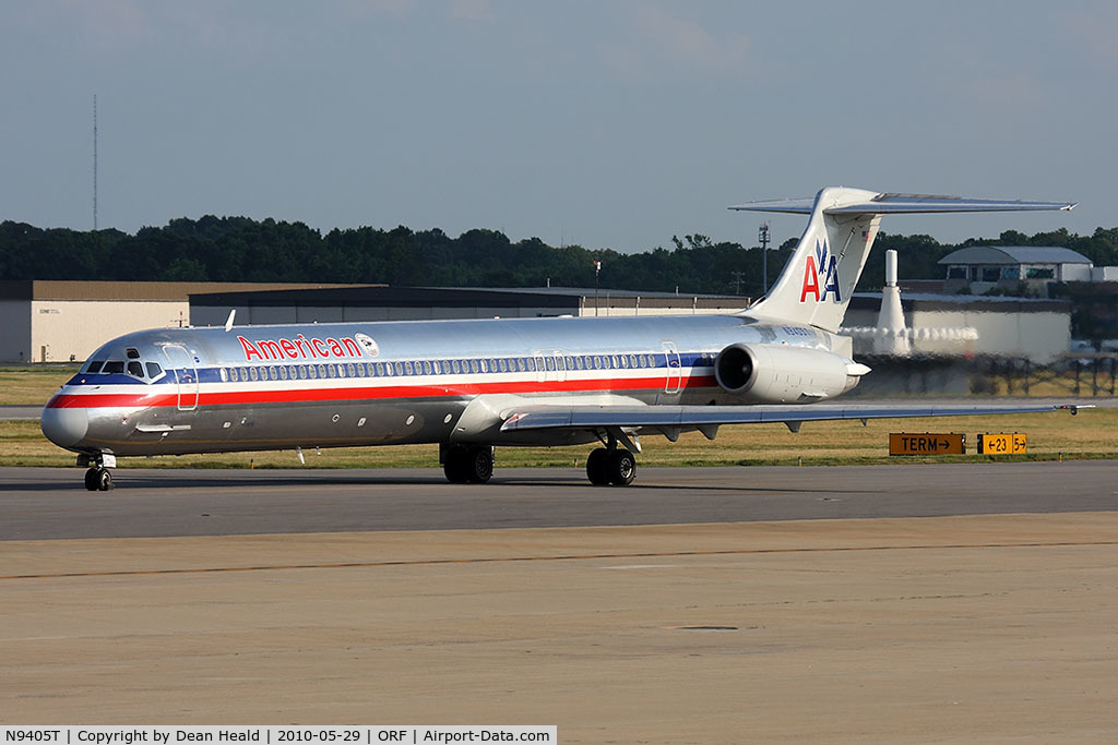 N9405T, 1992 McDonnell Douglas MD-83 (DC-9-83) C/N 53141, American Airlines 